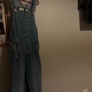 Cotton On Light Blue Denim Overalls Jumpsuit